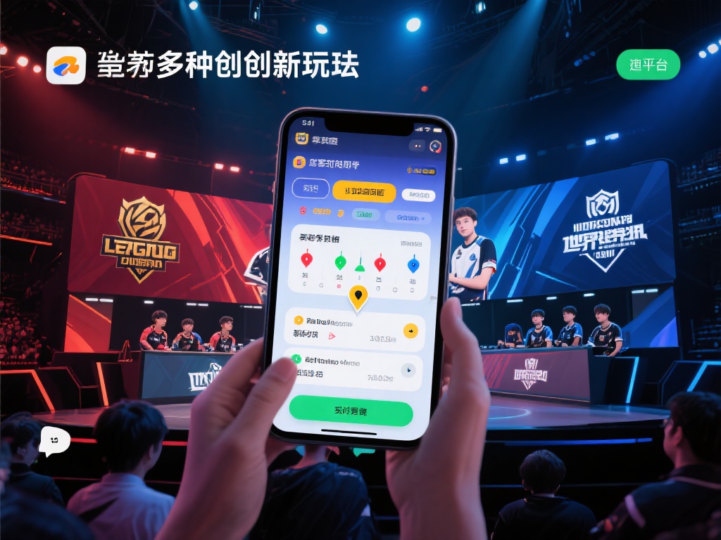 除了观赛，平台还推出了多种创新玩法。例如，用户可以